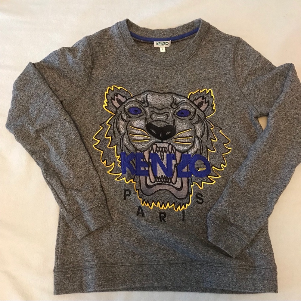 Kenzo Gray Tiger Sweatshirt
